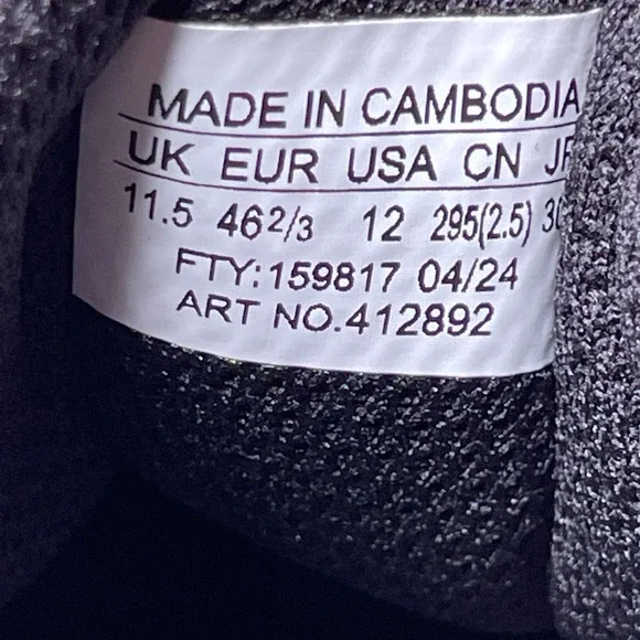 Salomon X Ultra 4 GTX Low Mens Size 12 2E Wide Black Gray Hiking Trail Shoes New - Picture 10 of 11